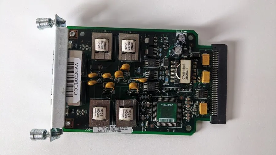 Маршрутизатор Cisco Systems VIC2-2E/M voice interface card 73-8219-06 A0 B7