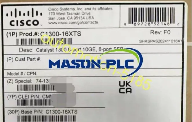 Коммутатор 1PC Cisco C1300-16XTS switch fedex or DHL