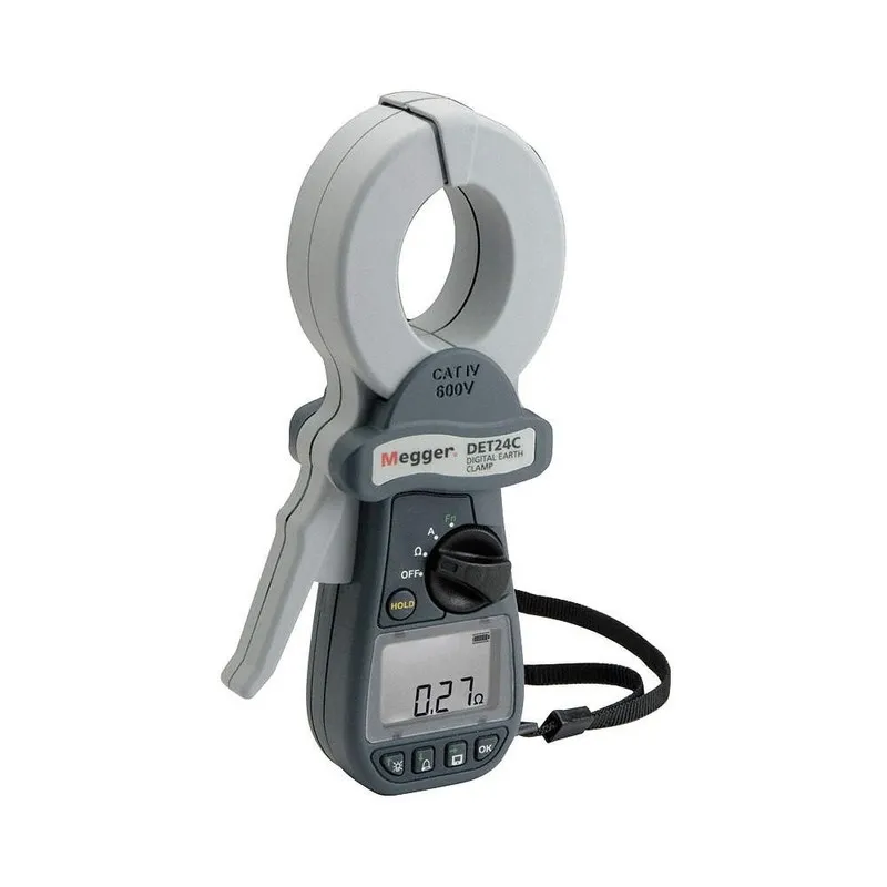 Тестер Megger DET14C (1000-761) Clamp-On Digital Earth Tester w/ Data Logging — фото лота 1