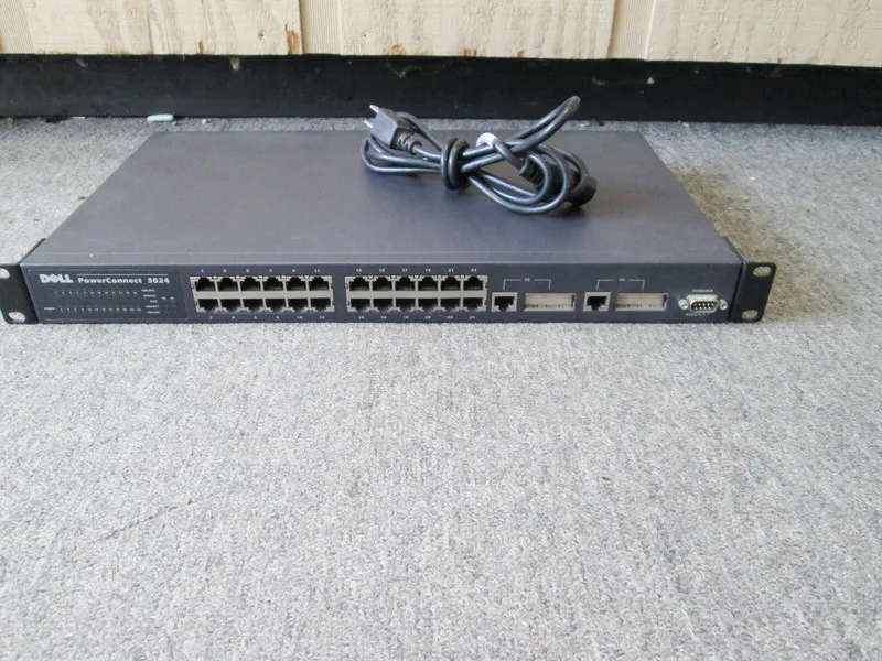 Коммутатор Dell PowerConnect 3024 Ethernet switch managed 24 ports