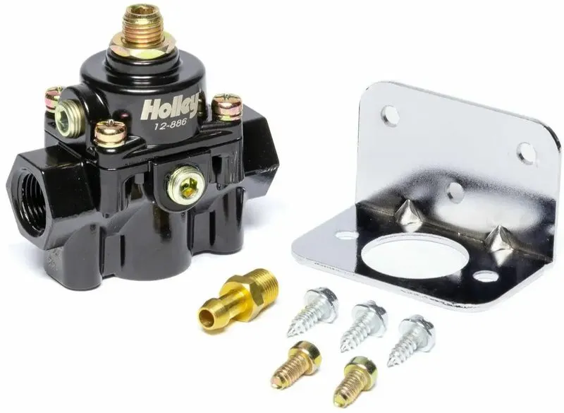 Трубопроводная арматура Holley 12-886 Adjustable EFI Fuel Pressure Regulator 15- — фото лота 1