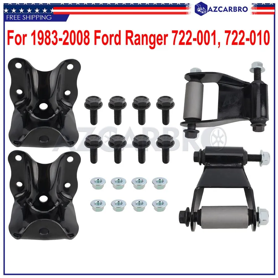 Такелажная скоба 1986-08 для Ford Ranger Rear Hanger and Shackle Kit (Replaces 7