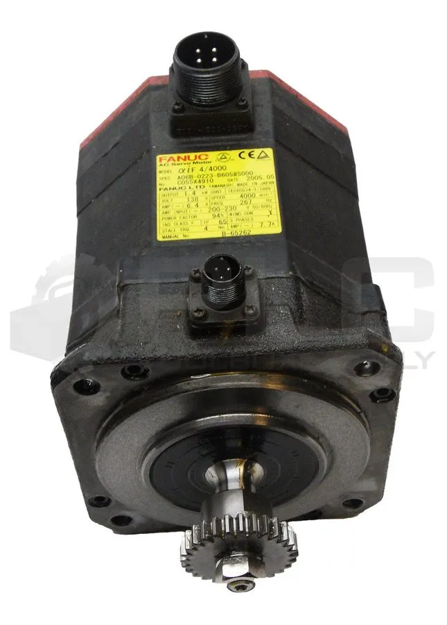 Серводвигатель Fanuc A06B-0223-B605 a 4/4000i AC Servo Motor 138 V 1.4 kW A06B