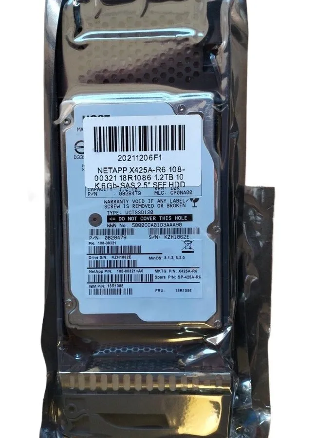 Жёсткий диск NETAPP HUC101212CSS600 X425A-R6 SP-425A-R6 1.2TB 10K 6Gb/s SAS 2.5'