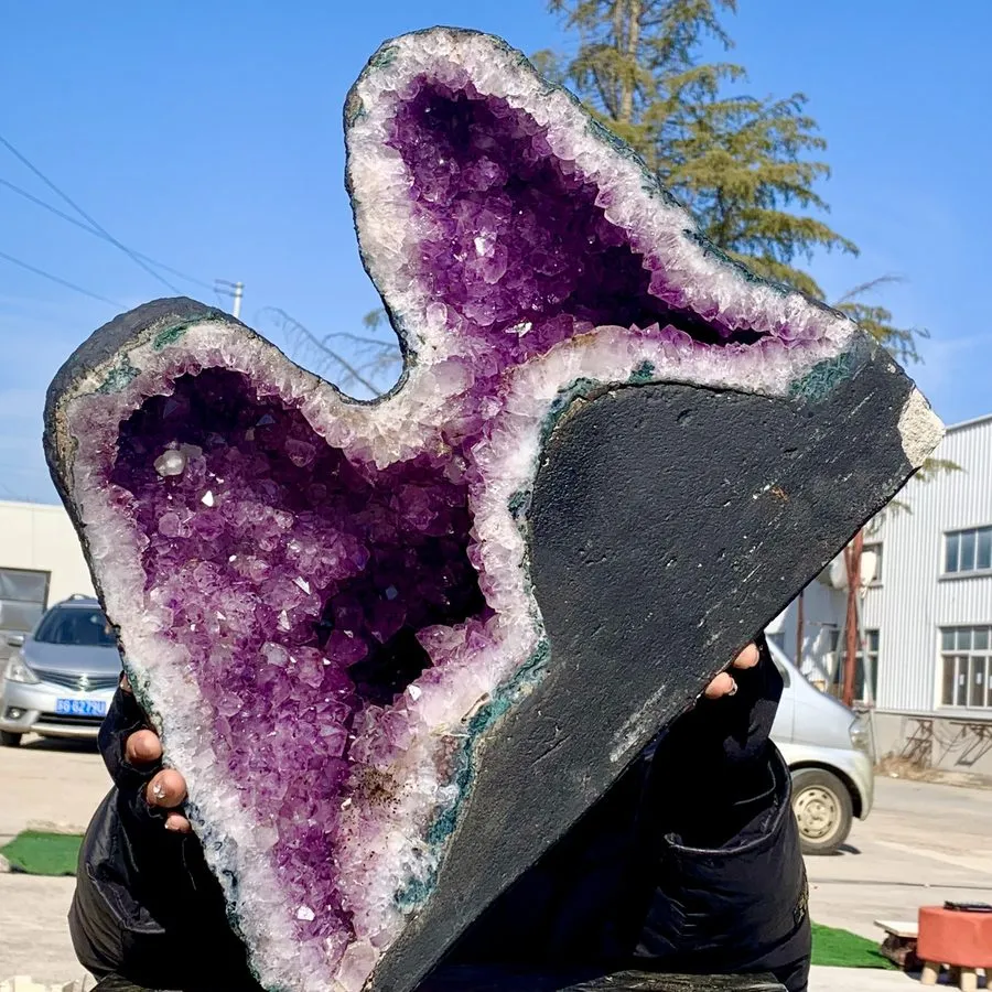 Лабораторный прибор 66.44LB TOP Natural amethyst geode quartz crystal cluster ca