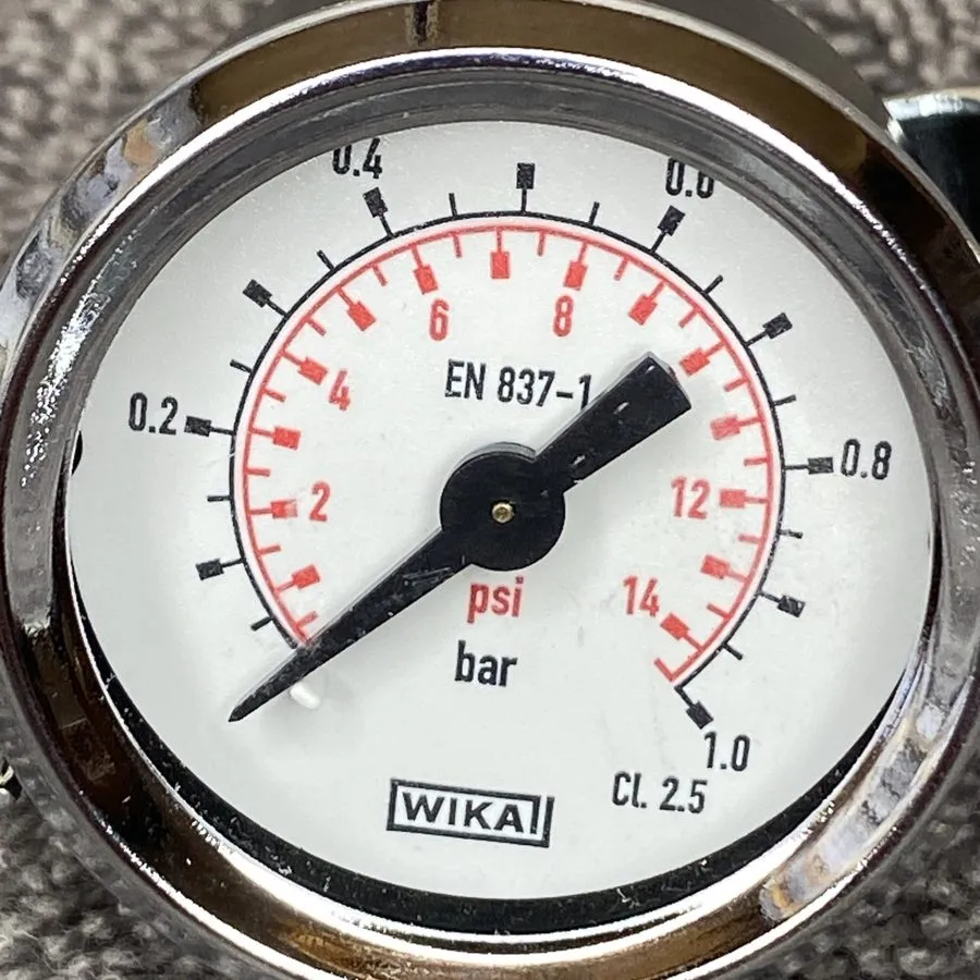 Трубопроводная арматура WIKA EN 837-1 Pressure Gauge 0-15PSIG (0-1bar) Class 2.5
