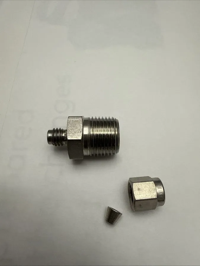 Фитинг Swagelok SS-200-1-6, Stainless Steel Tube Fitting, Male Connector — фото лота 1