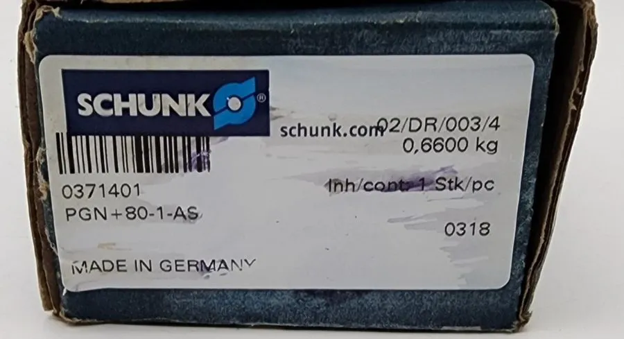Робот SCHUNK PGN+80-1-AS PNEUMATIC GRIPPER, V0847