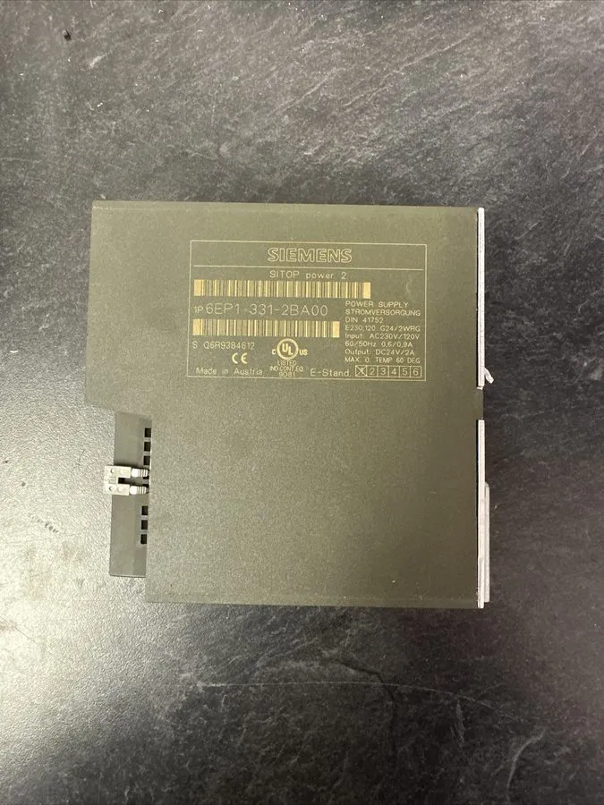 Блок питания Siemens 6EP1 331-2BA00 Sitop Power 2 Power Supply Din Rail 24VDC 2A