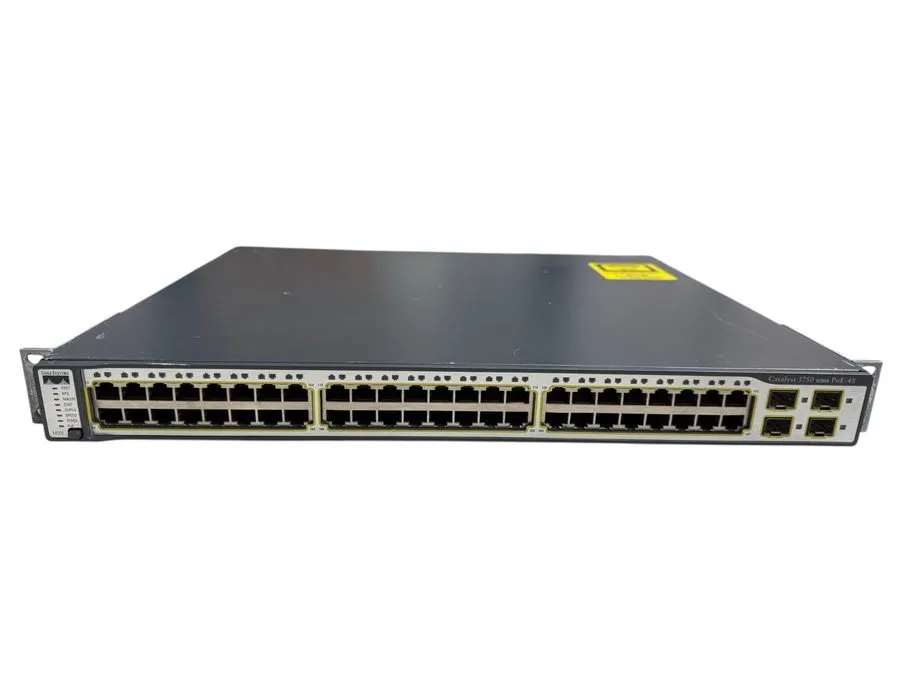 Коммутатор Cisco Catalyst WS-C3750V2-48PS-S 48-Port PoE Switch WS-C3750-48PS-S