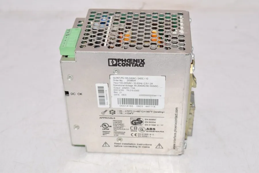 Блок питания Phoenix Contact QUINT-PS-100-240AC/24DC/10 2938604 Power Supply