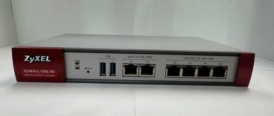 Межсетевой экран ZyXEL ZyWALL USG50 Firewall Router w/ Dual WAN 4 Gigabit LAN +