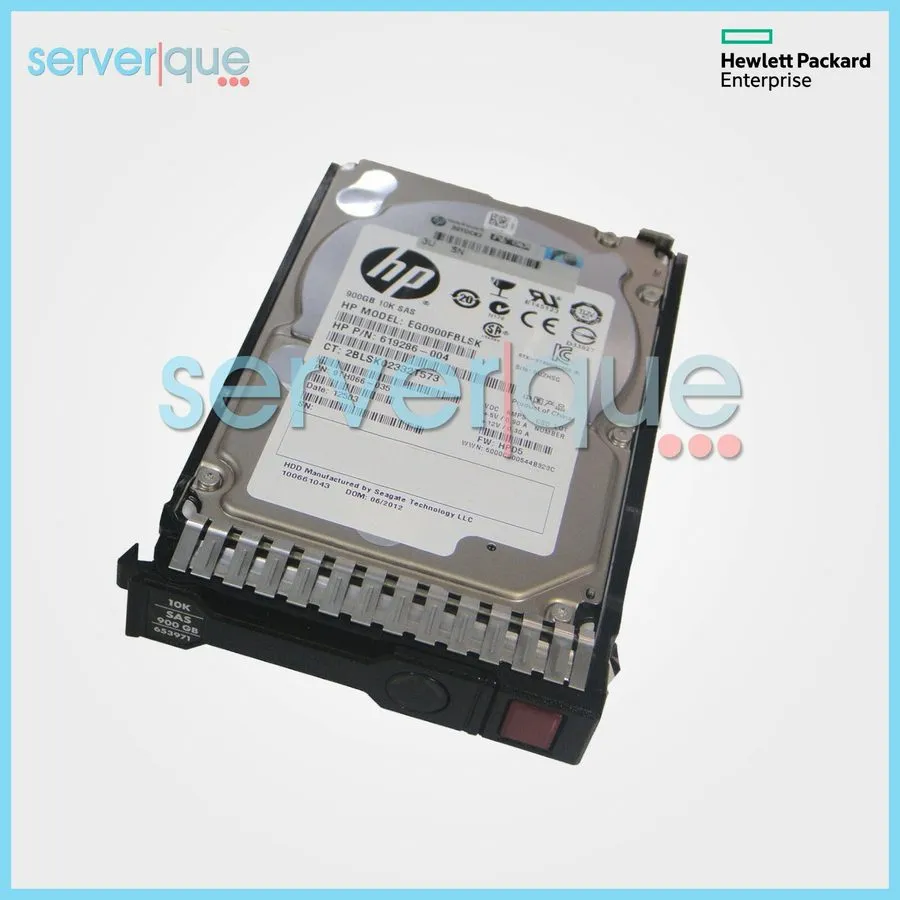 Жёсткий диск HP 653971-001 652589-B21 900GB 10K RPM 2.5" SAS 6Gbps HDD Hard Driv