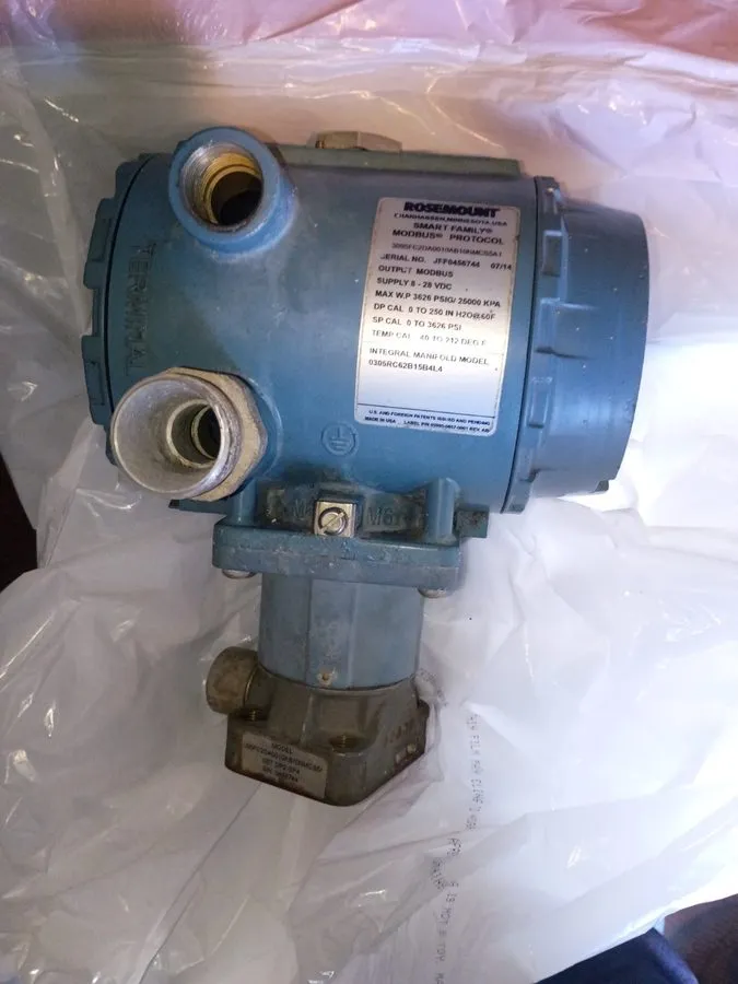 Датчик давления Rosemount 3051CD2A Differential Pressure Transmitter, Digital Ou — фото лота 1
