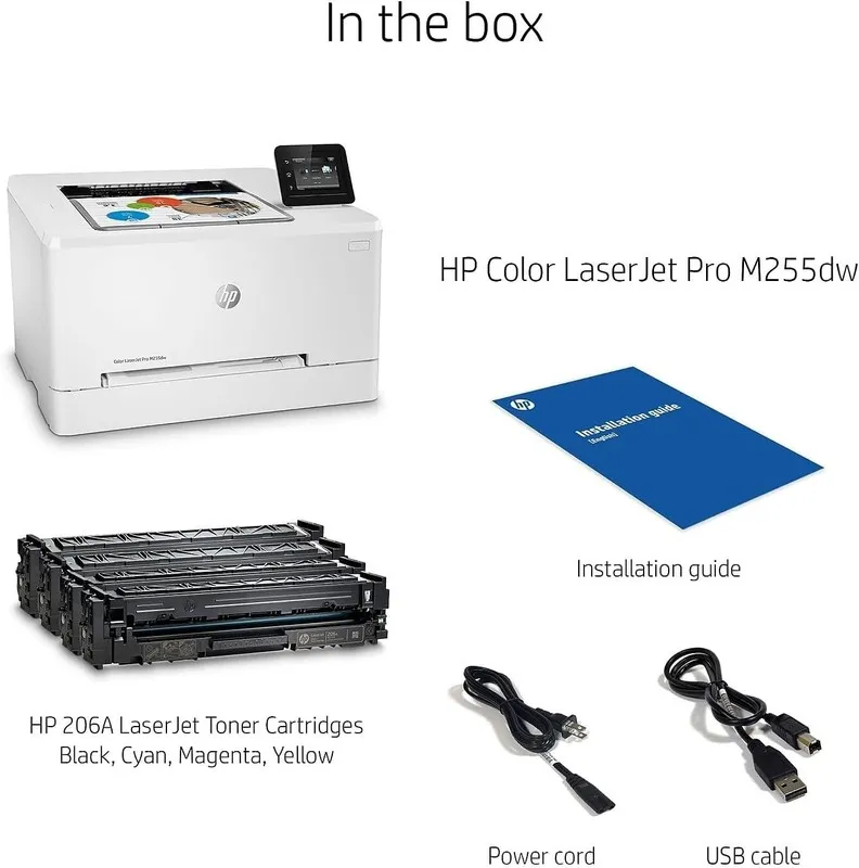 Лазерный принтер HP LaserJet Pro M255dw Wireless Laser Printer 206X Parts Or Rep