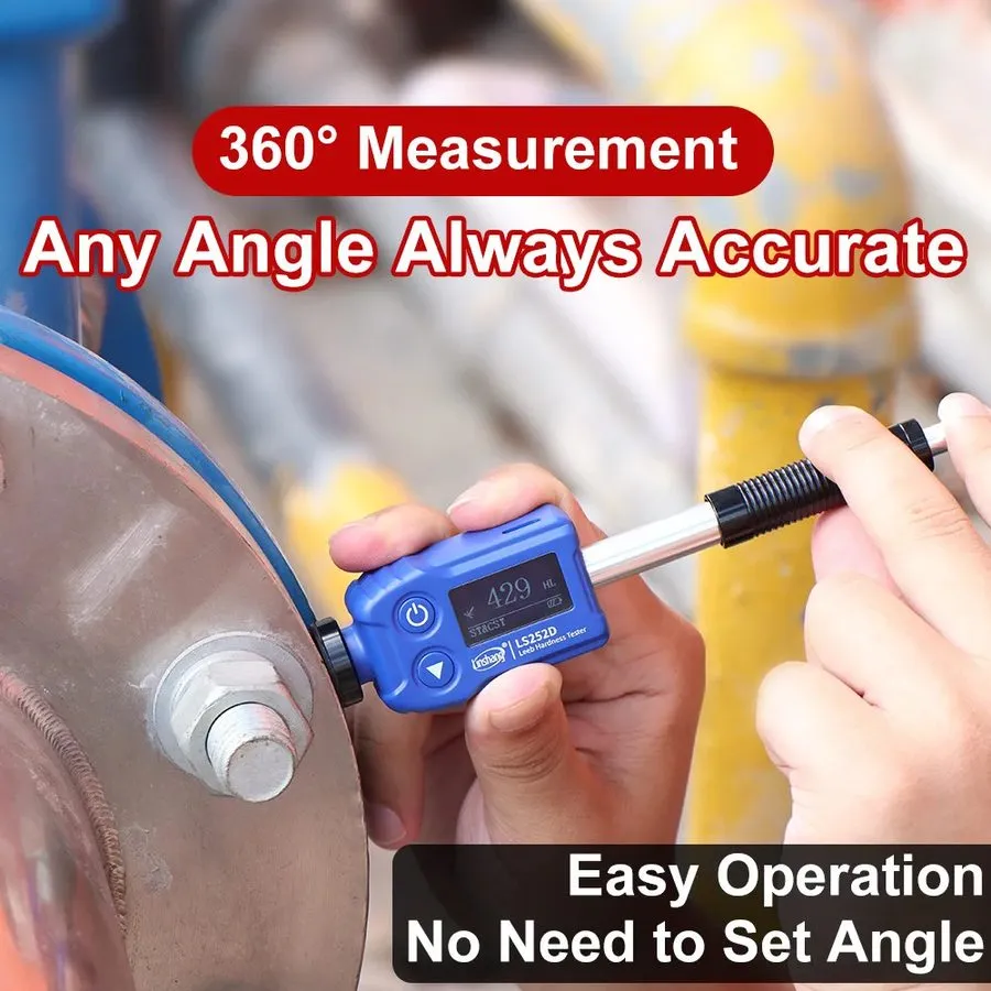 Твердомер LS252D Portable Leeb Hardness Tester Durometer Gauge