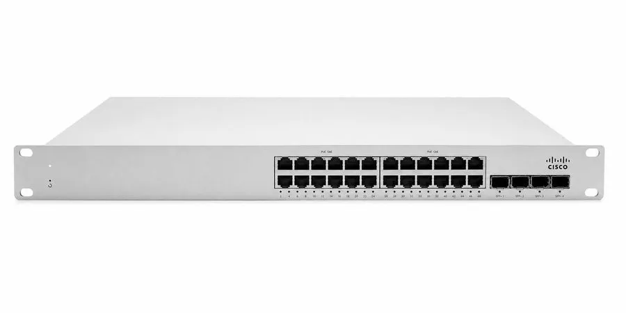 Коммутатор Cisco Meraki MS225-48LP 48-Port Gigabit PoE+ Switch 4x SFP+ 370W Uncl