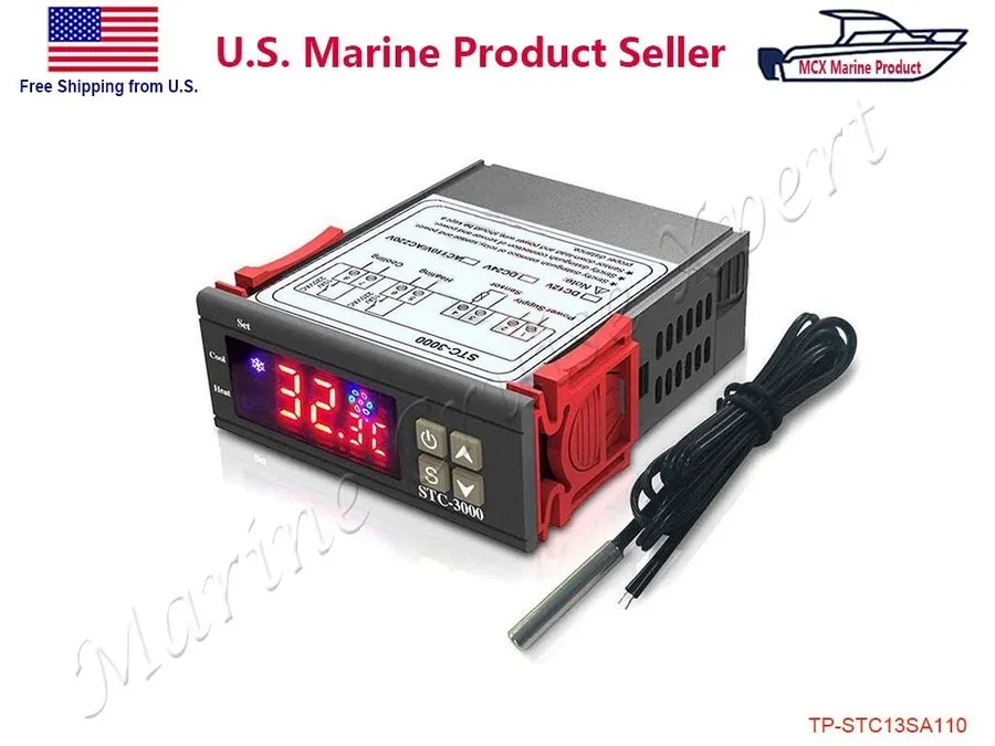 Датчик температуры 12/24/110-220V STC-1000 Temperature Controller Thermostat Con