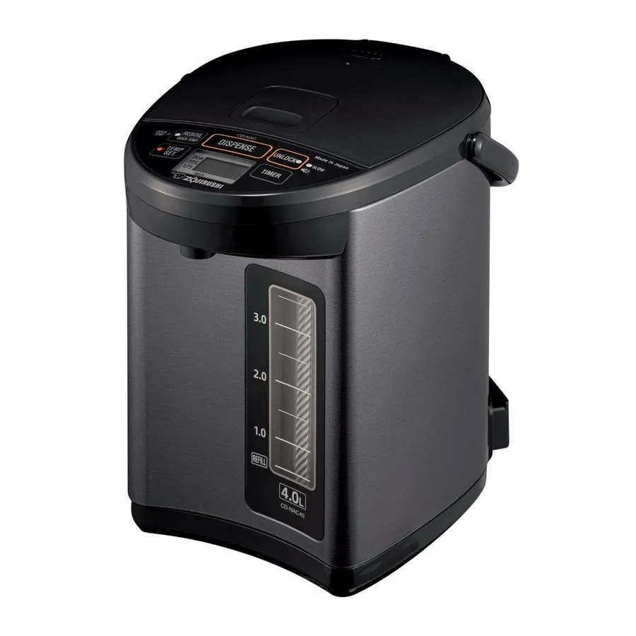 Реле защиты CD-NAC40BM Micom Water Boiler and Warmer (4-Liter, Metallic Black)