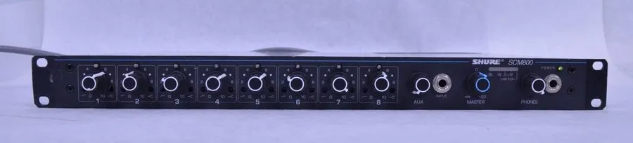 Микшерный пульт Shure SCM800 Rackmount Professional 8 Channel Microphone Mixer