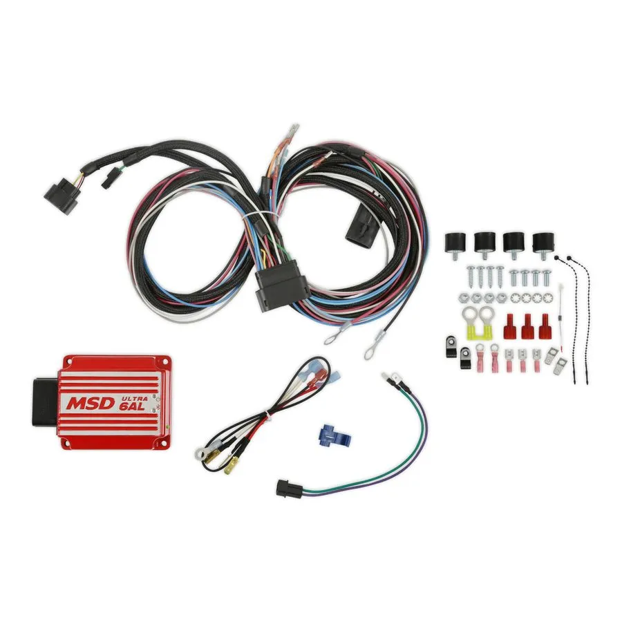 Жгут проводов MSD Ignition Kit Ultra 6AL/Distributor/Wires/Coil/Harness 86-93 Fo — фото лота 1
