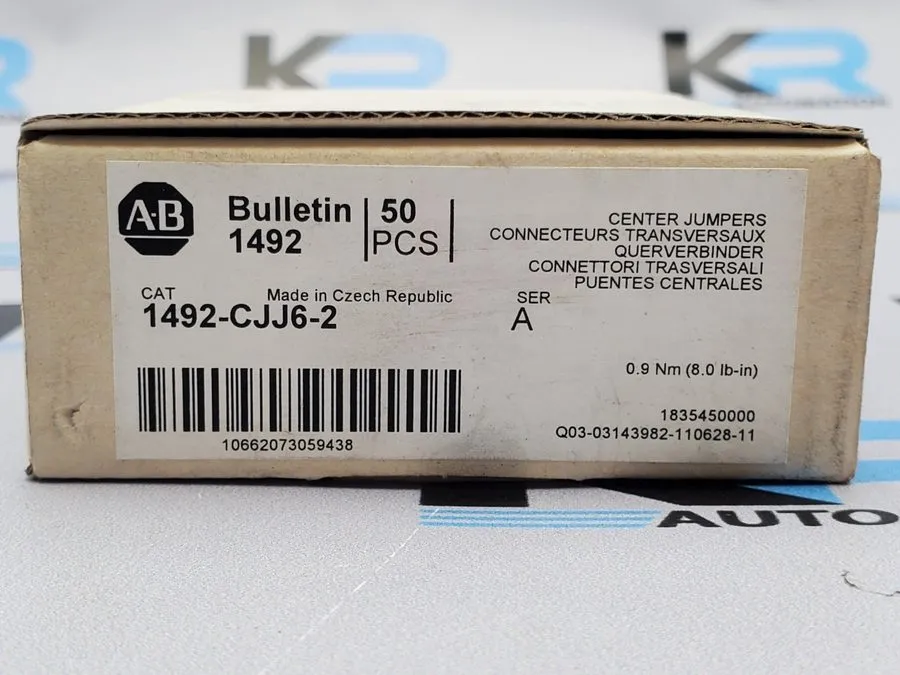 Электрооборудование Allen Bradley 1492-CJJ6-2 /A Center Jumpers PK