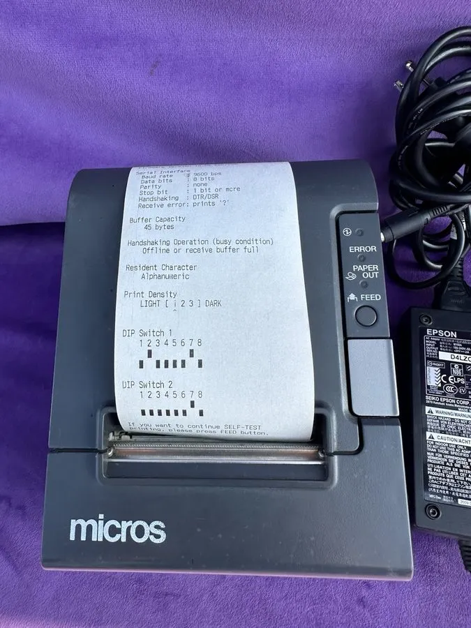 Принтер этикеток EPSON TM-T88IV M129H USB Direct Thermal Receipt POS Printer Wor
