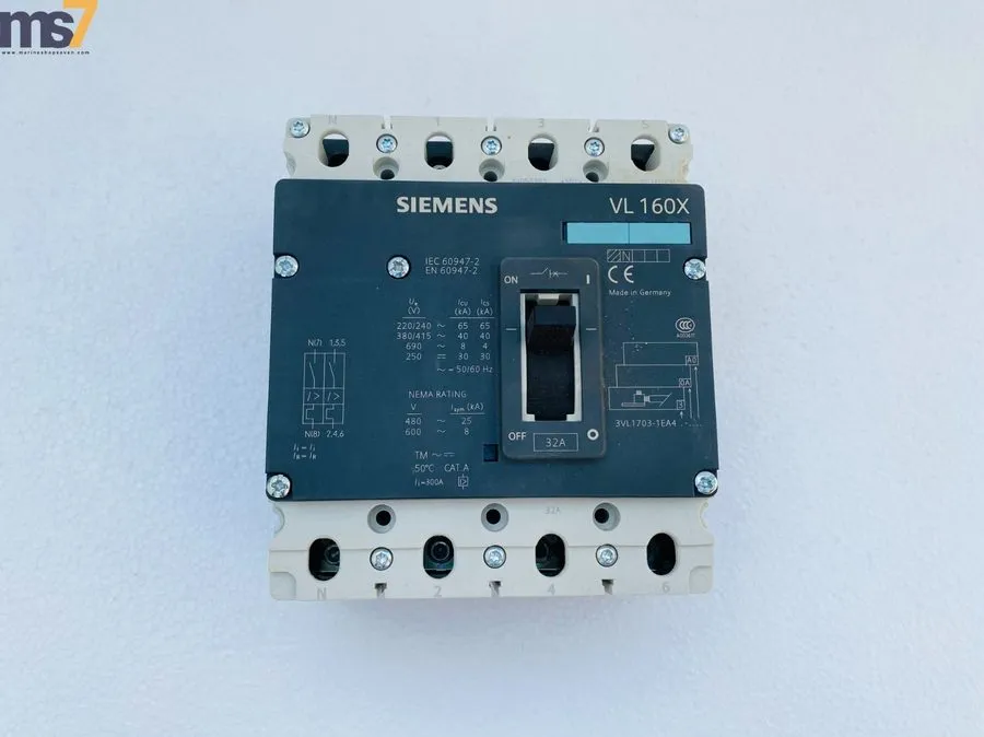 Автоматический выключатель SIEMENS VL160X 3VL1703-1EA43-0AA0 Circuit Breaker