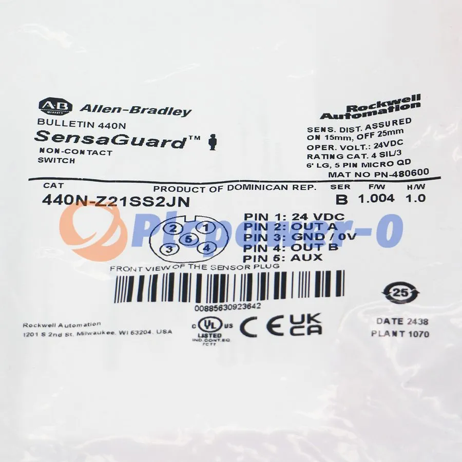 Реле безопасности Allen Bradley 440N-Z21SS2JN Guardmaster 440N Non Contact Switc