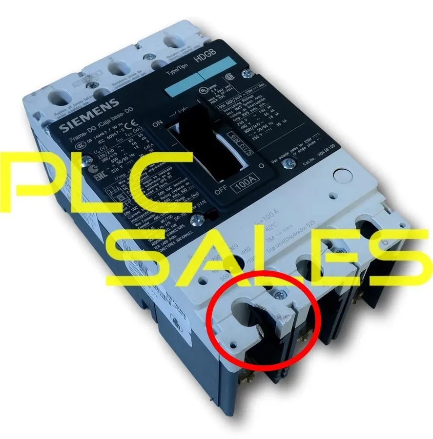 Автоматический выключатель Siemens HDK3B100 100 Amp Circuit Breaker 3VL2510-2KN3 — фото лота 1