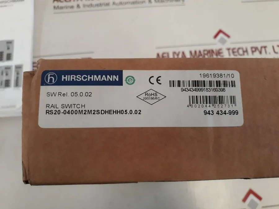 Коммутатор Hirschmann RS20-0400M2M2SDHEHH05.0.02 Industrial Ethernet Rail Switch
