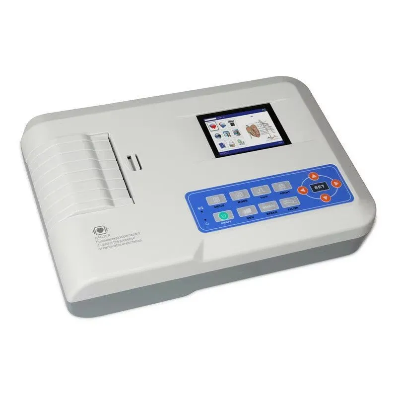Электрокардиограф ECG300G VET Veterinary 3 Channel 7 Leads ECG/EKG Monitor Elect — фото лота 2
