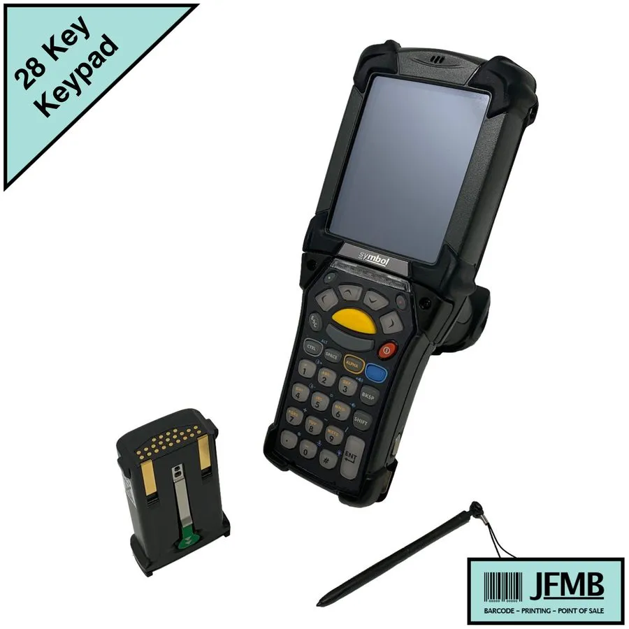 Сканер штрих-кода Zebra Barcode Scanner MC9190-GA0SWAQA6WR 1D 28 Key WM 6.5 Moto