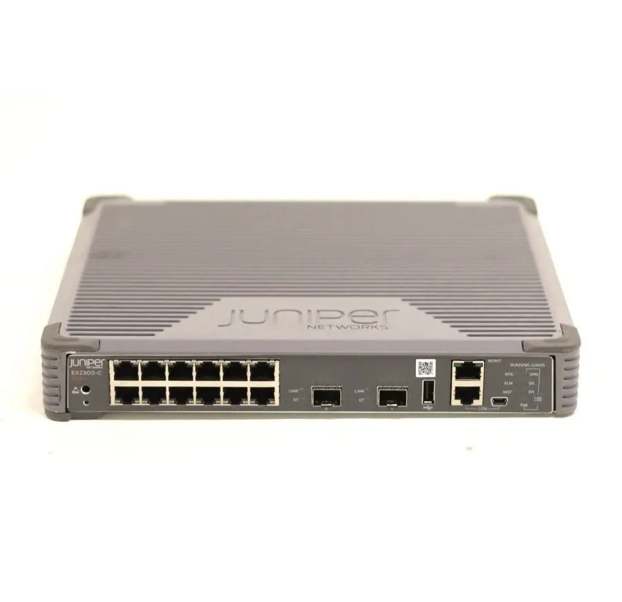 Коммутатор Juniper EX2300-C-12P 12 Port PoE+ Fanless Switch 2x 10GbE SFP+ Junos