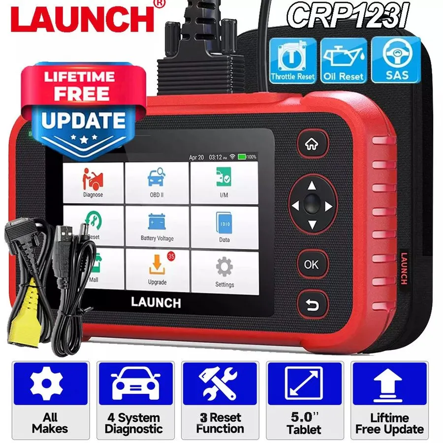 Диагностический сканер 2026 LAUNCH CRP123X Elite Code er Car Diagnostic Scanner  — фото лота 1