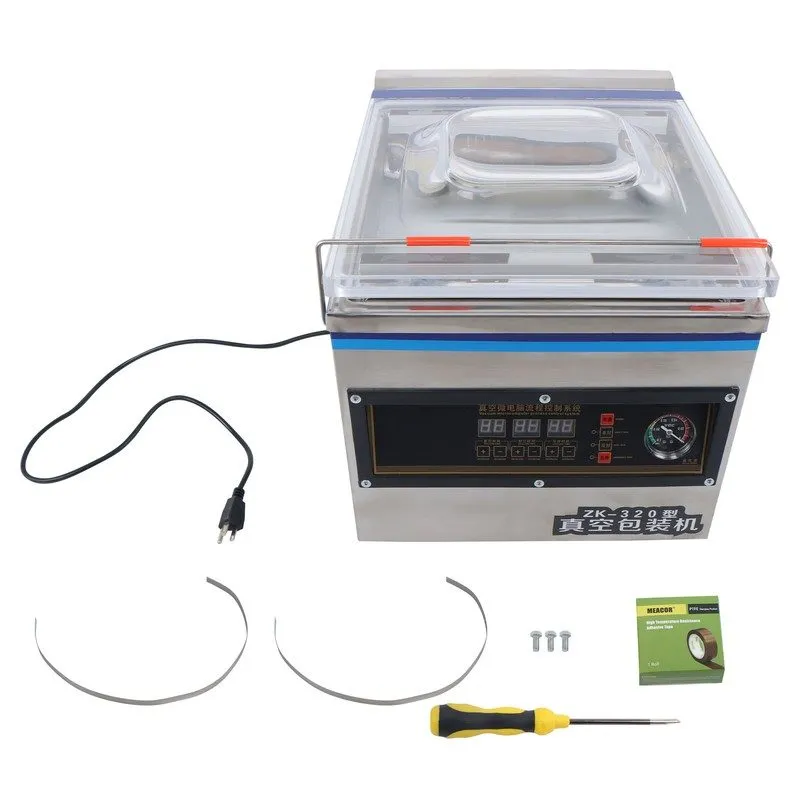 Вакуумный упаковщик 320W Commercial Chamber Vacuum Sealer Packing Machine Vacuum — фото лота 3