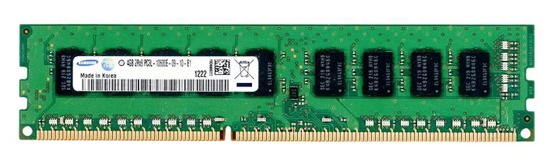 Модуль памяти 10X 4GB Samsung 4GB 2Rx8 PC3L-10600E DDR3 1333Mhz ECC Server RAM M