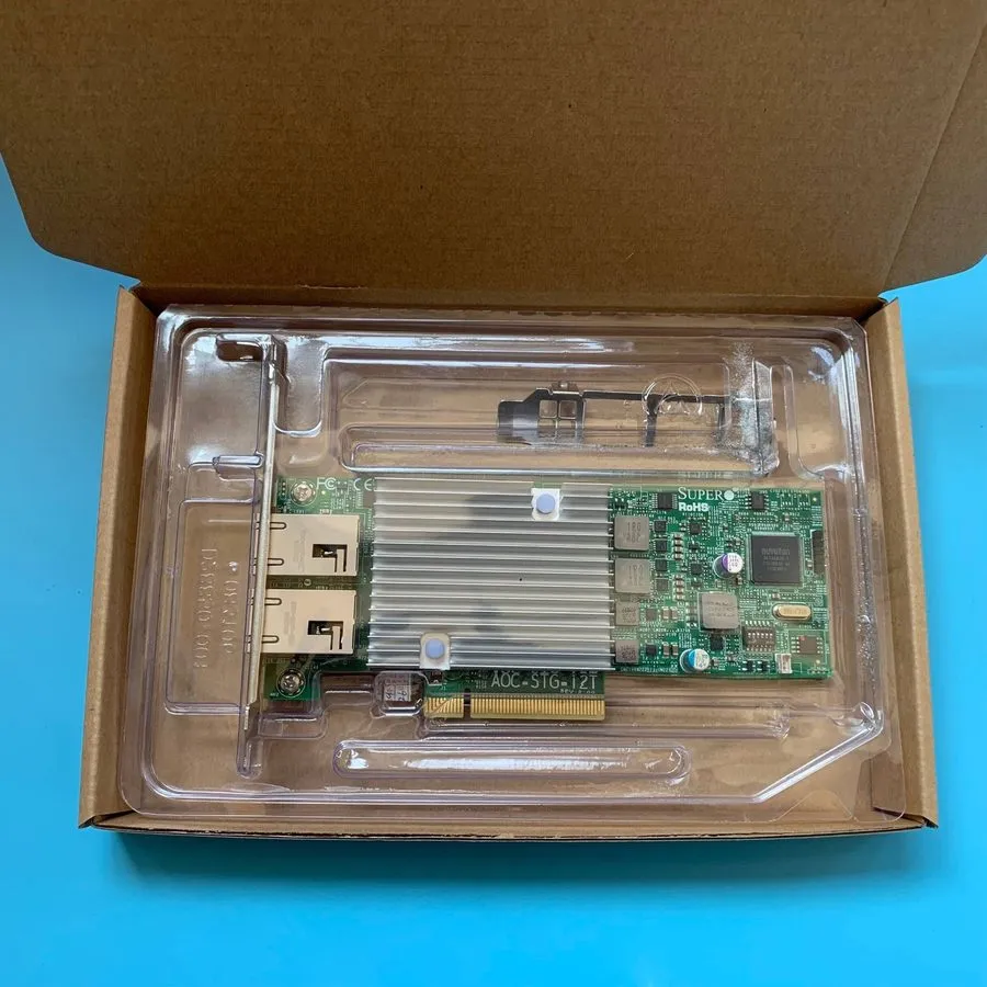 Кабель Supermicro AOC-STG-i2T Dual Port 10GbE Ethernet PCI-E Adapter NIC Intel X