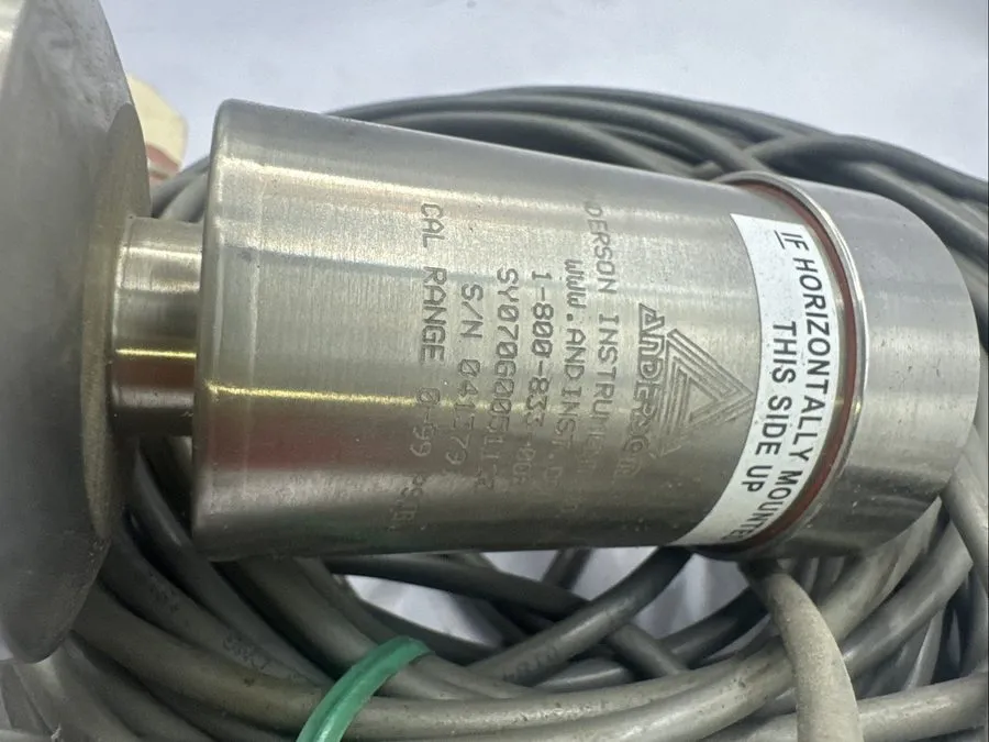 Датчик давления Anderson SY070G0051110 Sanitary Pressure Transmitter 4-20mA 10ft — фото лота 2