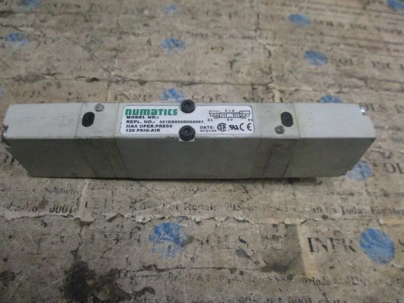 Пневмооборудование Numatics 122BA400M000061 Pneumatic Solenoid Max OP PRESS 120P
