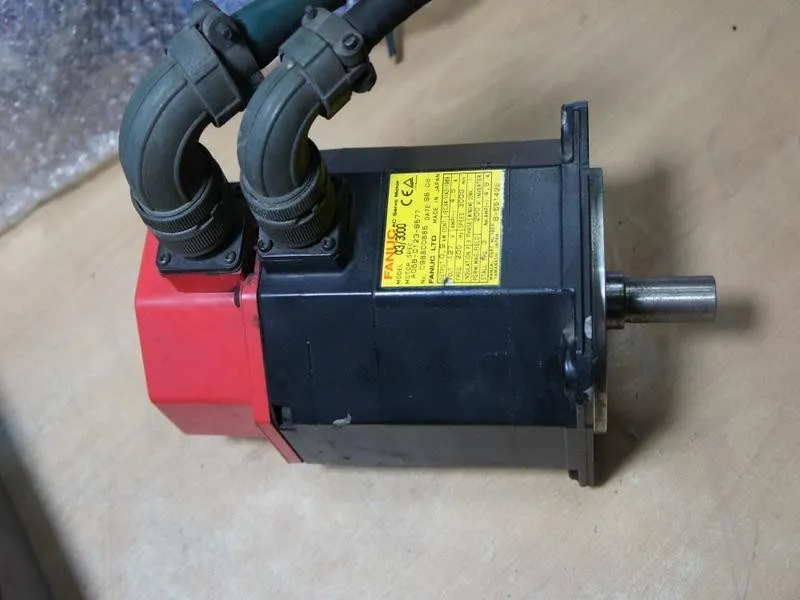 Серводвигатель GE Fanuc A06B-0123-B577 AC Servo Motor Model α3/3000 0.9kW 127V 4