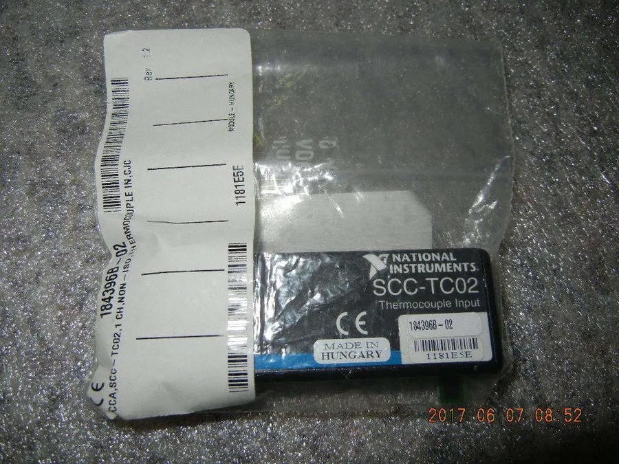 Модуль ввода-вывода National Instruments SCC-TC02 Thermocouple Input Module 7774 — фото лота 1