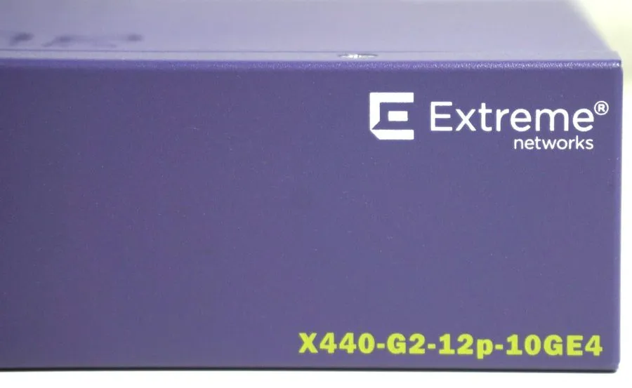 Коммутатор Extreme Networks X440-G2-12P-10GE4 12 Ports Power over Ethernet POE S