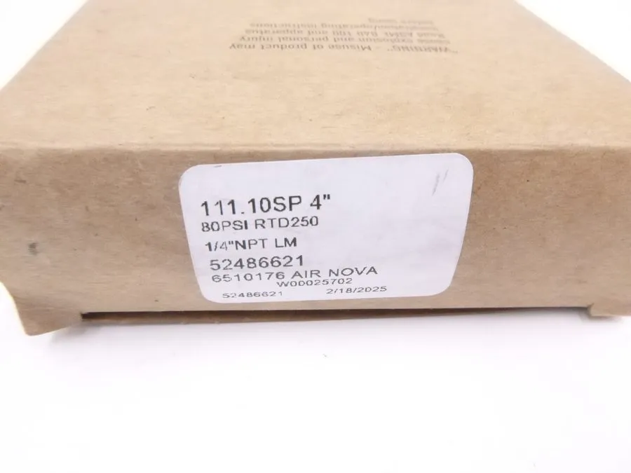 Трубопроводная арматура Wika Instruments 4276095 111.10SP 4" Air/Water Pressure 