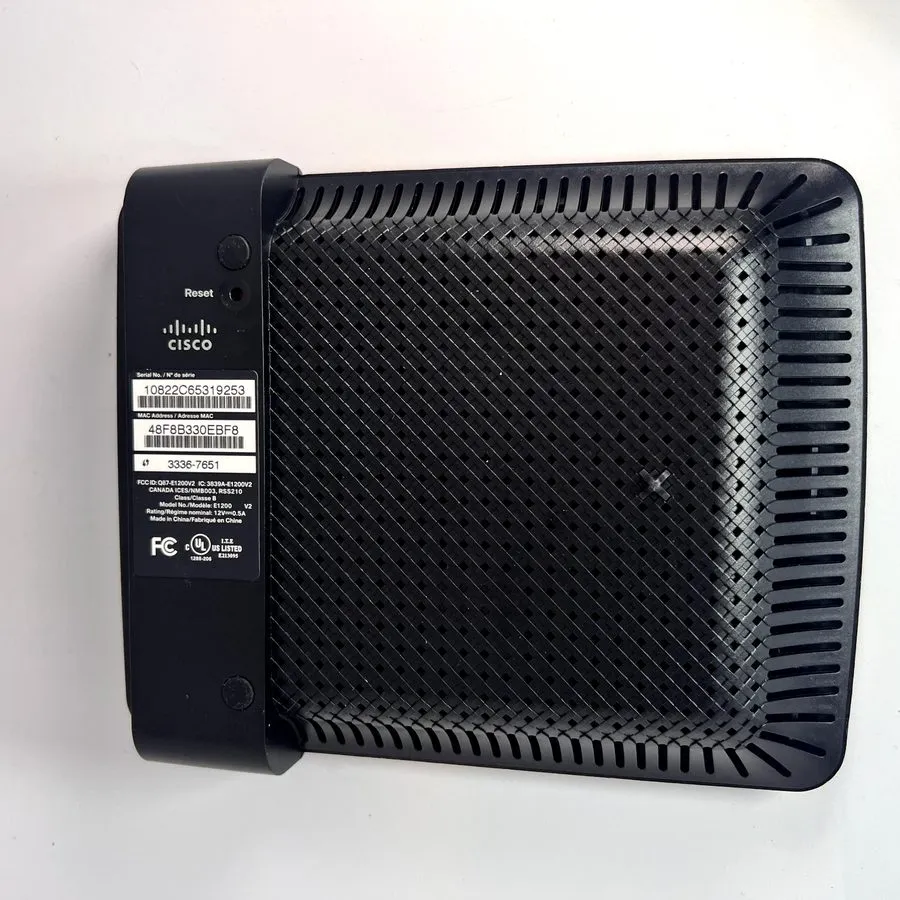 Маршрутизатор Cisco Linksys E1200 Wireless-N N300 Router 2.4GHz WiFi 4-Port — фото лота 2
