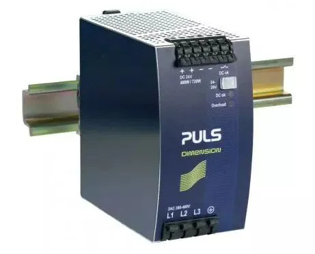 Блок питания Puls QT20.241 Dimension DIN Rail Power Supply 480Vac 3Ph .9-.65A 48