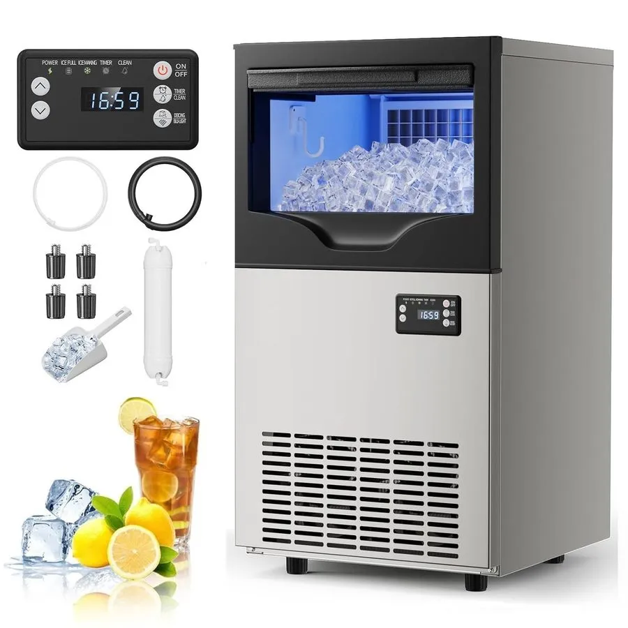 Льдогенератор Efficiency Commercial Ice Maker Machine 120lbs/24H ETL Certified, 