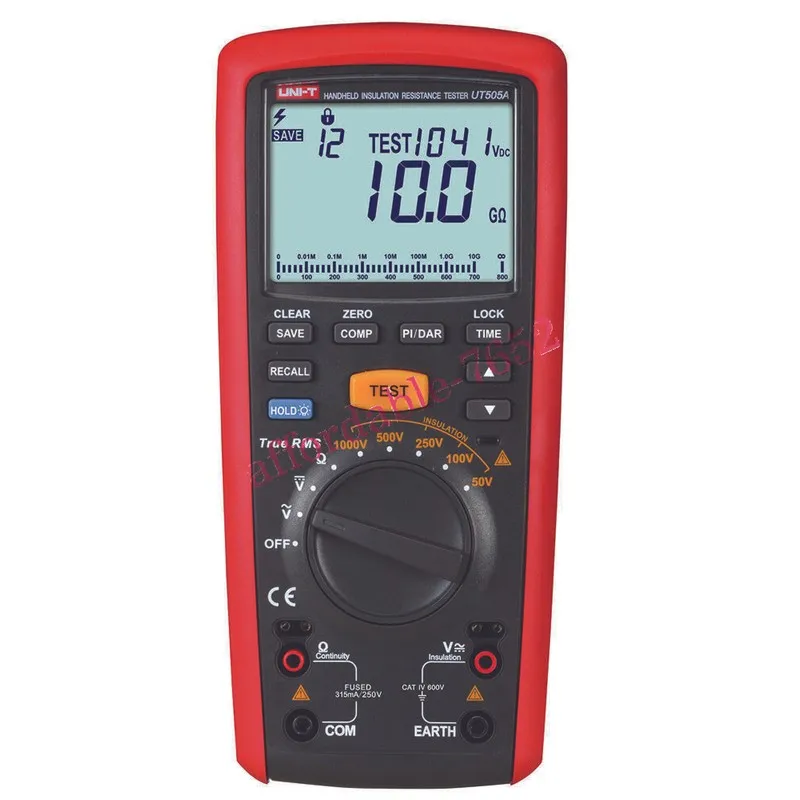 Тестер UT505A UNI-T 1000V Tester Multime Handheld True Megger Insulation Resista