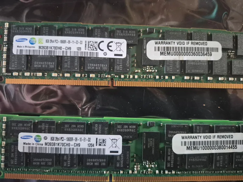 Модуль памяти Samsung M393B1K70CH0-CH9 8GB DDR3 1333 (PC3-10600) CL19 RDIMM RAM