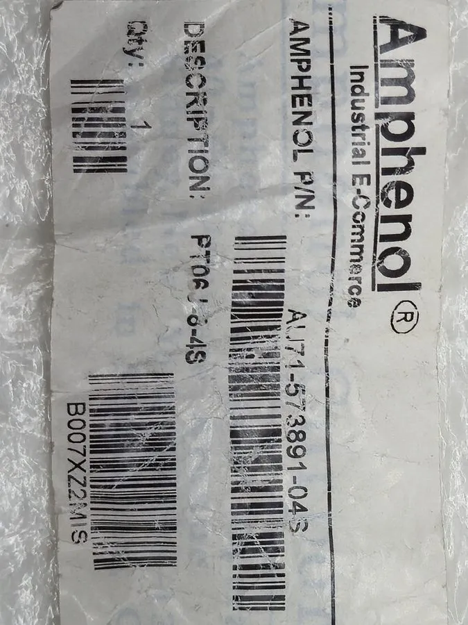 Разъём Amphenol Connector Assembly P/N AU71-573891-04S PT06J-6-4S — фото лота 1